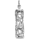 silver mezuzah